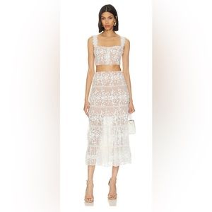 Bronx and Banco Megan Two Piece Set White XXS